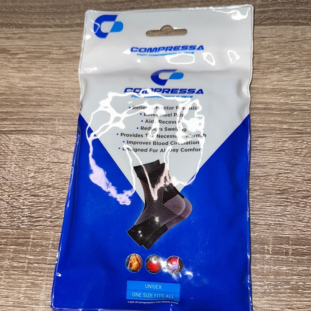 Black Unisex Compression Socks
